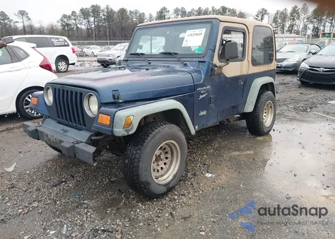2000 Jeep Wrangler Sport from USA, damaged, VIN 1J4FA49S9YP719506